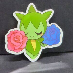 Pokemon Sweet Roselia Sticker - Collection Display
